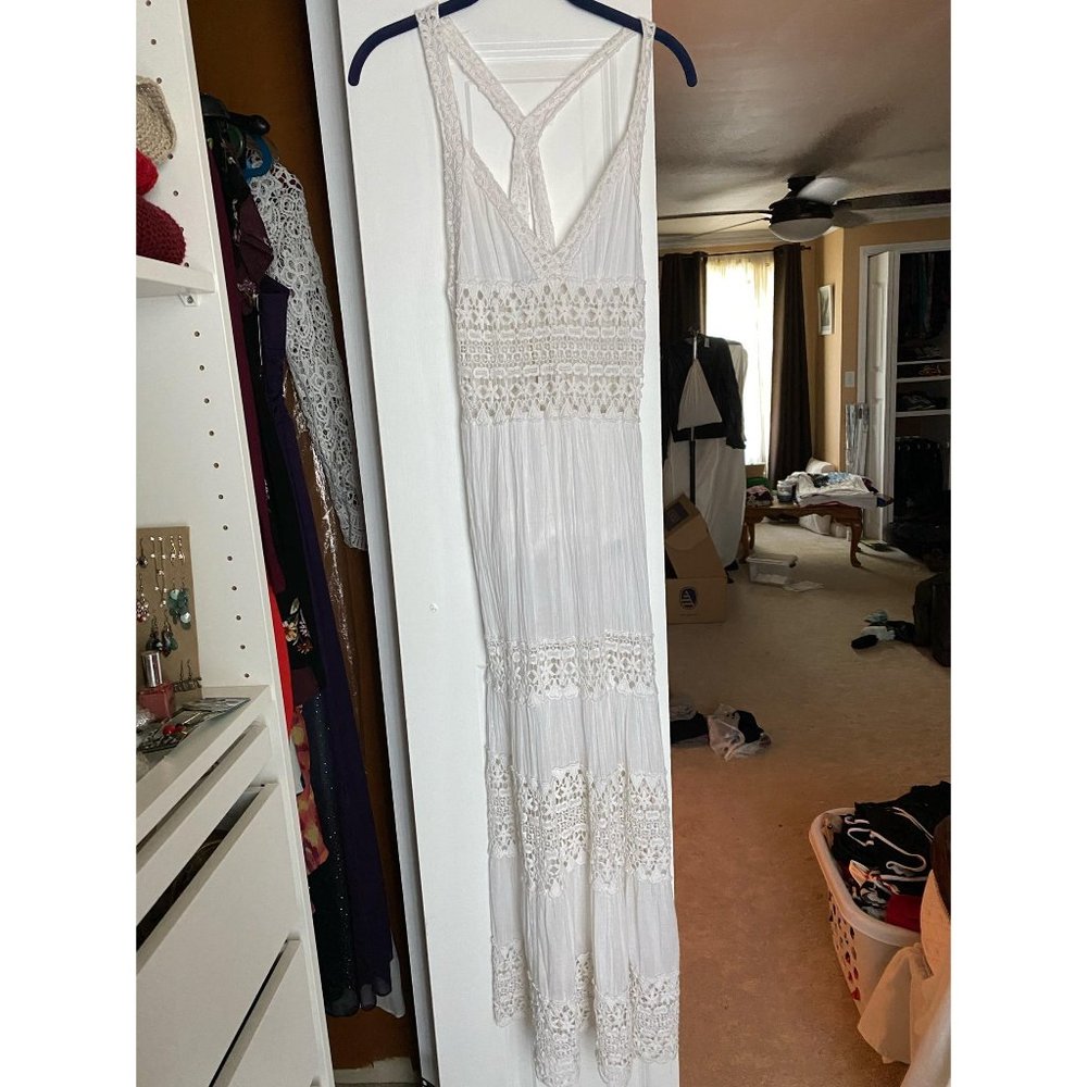 NEW White Swim Cover-up Dress (solitaire swim)